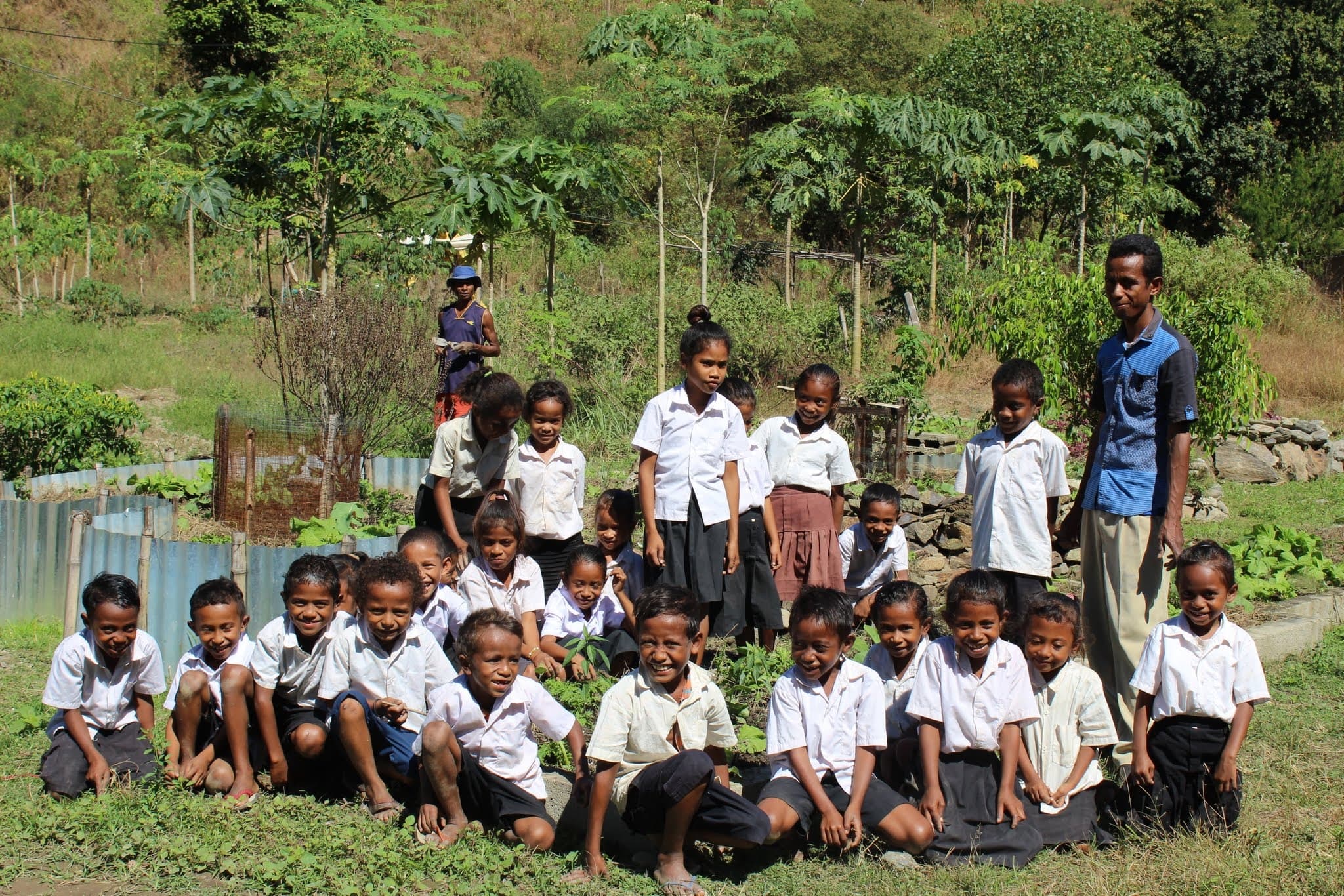 Permatil organise des camps dédiés aux jeunes pour les sensibiliser aux problèmes environnementaux, au Timor-Leste, partenaire du CCFD-Terre Solidaire